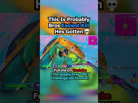This Is Probably Bros Easiest Kill Hes Gotten #fortnite