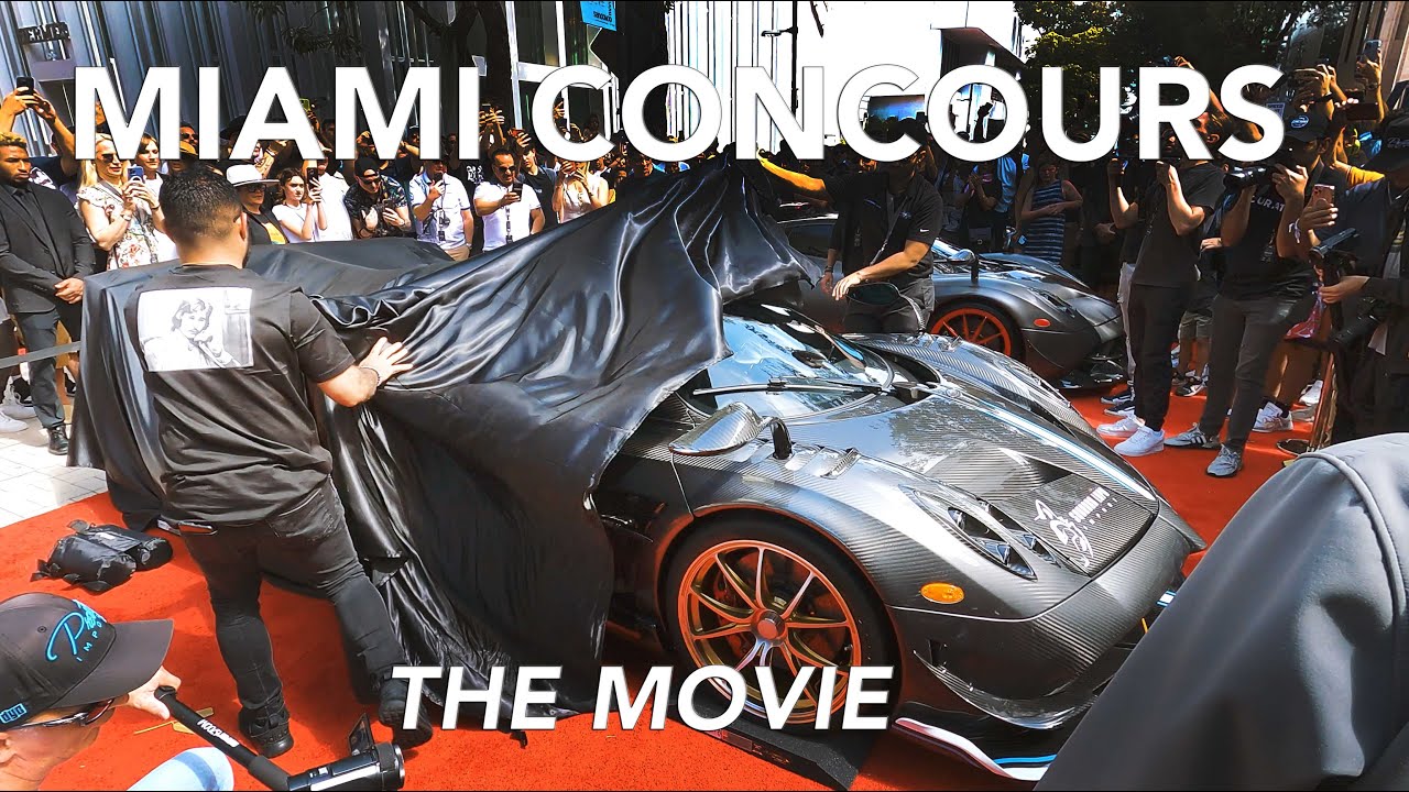 Hypercars on the Red Carpet. Setting up The Miami Concours - a documentary.
