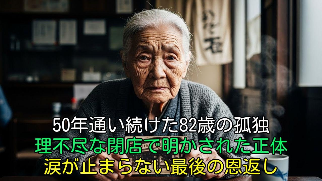 【涙腺崩壊】理不尽な閉店に追い込まれた老舗そば屋。82歳の独居老人が隠し続けた“正体”と、最後に見せた「恩返し」に涙が止まりません。