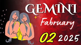 GEMINI ♊ 🔞THIS NEWS WILL MAKE YOU CRY😭🆘 horoscope for today  2 Fabruary 2025 #horoscopy  #tarot