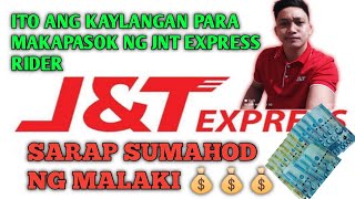 JNT Express magkano nga ba ang sahod  at ano ang mga kaylangan para maging isang jnt rider