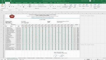 Cara membuat Absensi Bagus dengan Conditional Formating di Excel
