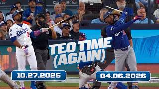 Teoscar Hernández recreates his World Series Game 3 HR against the Blue Jays! 🤯 | MLB Highlights screenshot 1