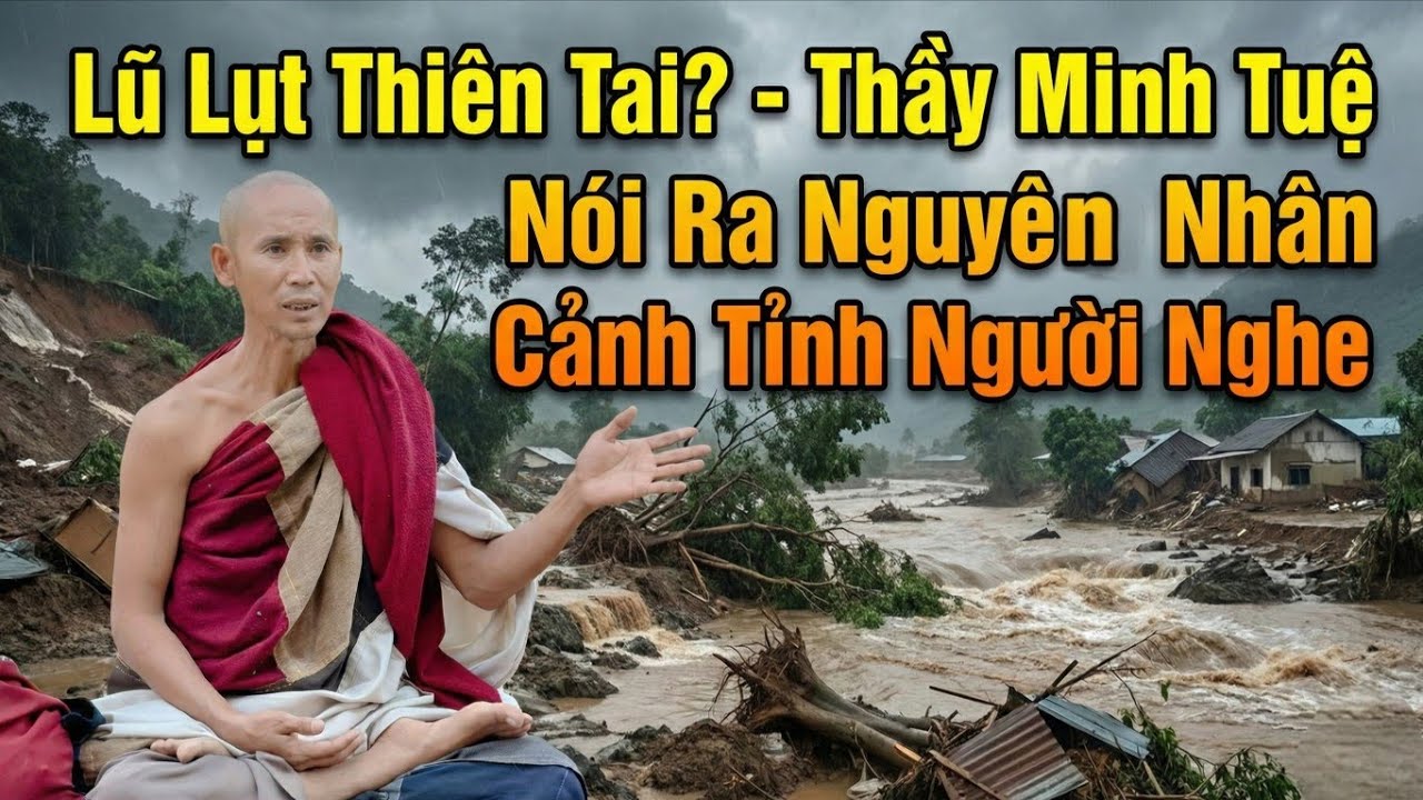 Lũ Lụt Thiên Tai? - Thầy Minh Tuệ Nói Ra Nguyên Nhân Cảnh Tỉnh Người Nghe | Pháp Thoại Hay 2025