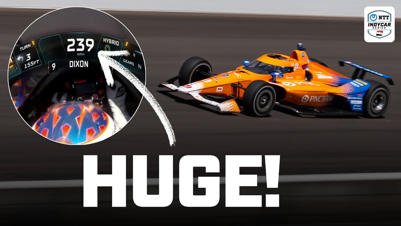 Scott Dixon reels off BLISTERING lap with hybrid boost on Fast Friday | INDYCAR