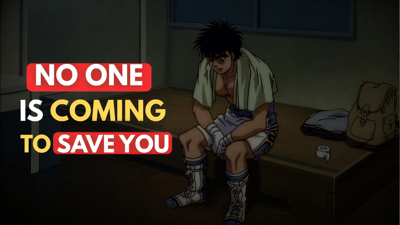 NO ONE IS COMING TO SAVE YOU Motivational speech anime edit