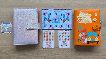 60s Hippie Binder | Saving Is Groovy | Savings Challenge Randomizer | Minis | Tinies | Scratch Offs