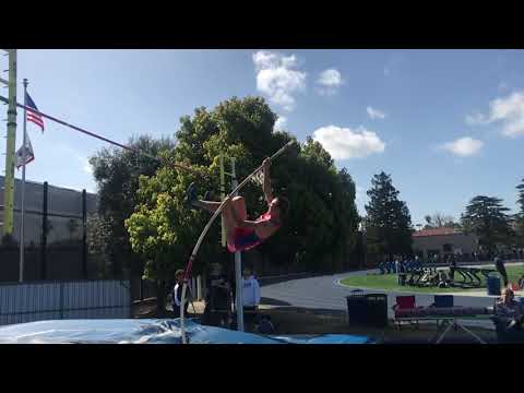 Logan Lehnert 10th grade personal  pole vault record 11'