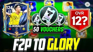 F2P TO GLORY Account Upgrade | 50 Drafts = Ronaldo Packed! 🤯💥