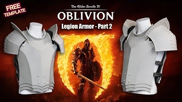 How to Make Knight Chest Armor for Cosplay - Foam Armor Pauldron Tutorial Part 2 Oblivion Skyrim