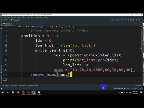 How to to Remove and print every third from list until it becomes empty in Python