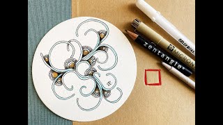 Puck Lau CZT: Zentangle Inspired Art - Hollis and moonpie