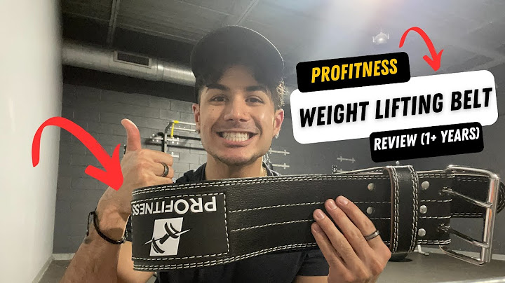 Why you NEED a weight-lifting belt in 2023. (ProFitness Belt)