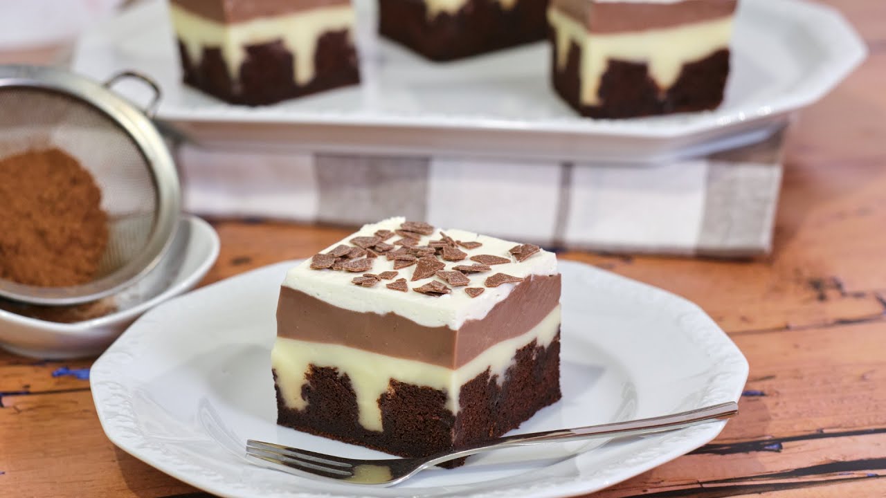 Пудинговый торт с дырочками. Очень красиво и просто, а внешний вид необычный.