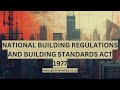 National Building Regulations and Building Standards Act 103 of 1977