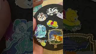 Disney pin board #disney #themepark #disneyland #pins #pinboard #trivia #hidden #shorts