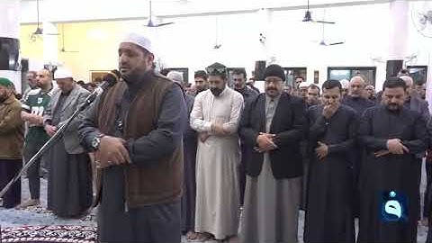 نقل صلاة العشاء والتراويح من رحاب جامع الفرقان في مدينة الفلوجة بصوت القارئ عدي محمد المحمدي