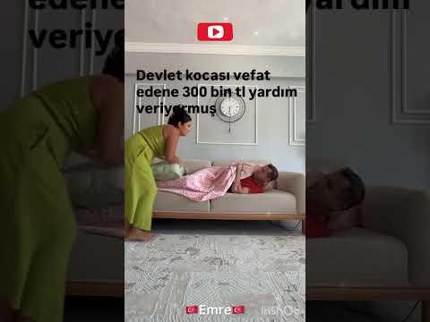Devletin, kocasi vefat edene para yardimi yaptigini ogrenen kadin… 😄