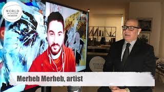 Merheb merheb in interview with mounir hafi, world art collector incubator #artist #art