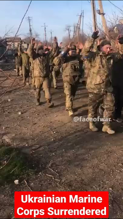 Ukrainian Soldiers Surrender #russia #ukraine #war