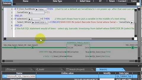 SQL Correlated Subqueries for the Sysmac NJ
