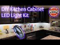 This Amazon $19 Kitchen Cabinet LED Light Kit w motion detector is EASY to install!  DIY!!! Save $$$