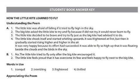 How The Little Kite Learned To Fly Poem | Question Answer | Gulmohar |Class 4 |M Ahmad Study Circle