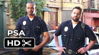 Let's Be Cops PSA - Frame The Dog (2014) - Jake Johnson, Damon Wayans Jr. Movie HD