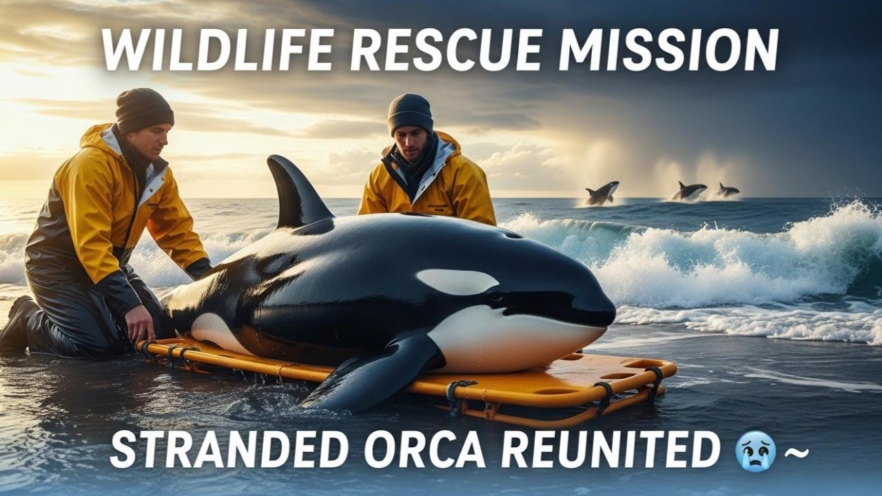 Wildlife Rescue Mission | Stranded Orca Calf Reunited With Its Pod 💙