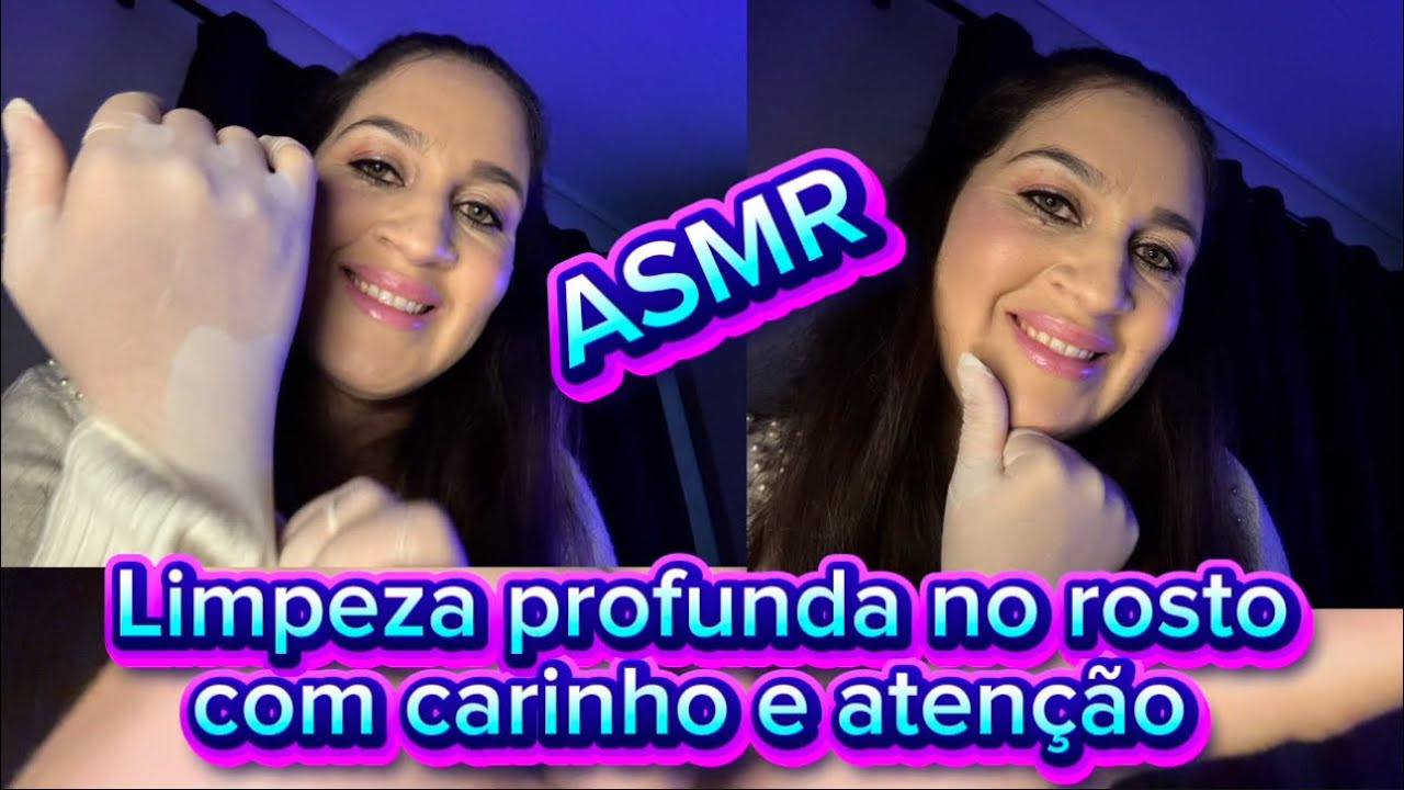 ASMR: Limpeza de pele com carinho