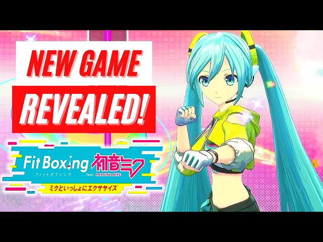 Fitness Boxing feat Hatsune Miku New Game Reveal Nintendo Switch Playstation 5