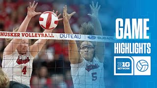Grand Canyon at Nebraska | HIGHLIGHTS | Big Ten Volleyball | 09/13/2025