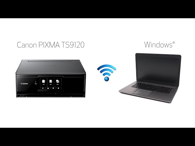 Setting up Your Wireless Canon PIXMA TS9120 - Manual Connect with