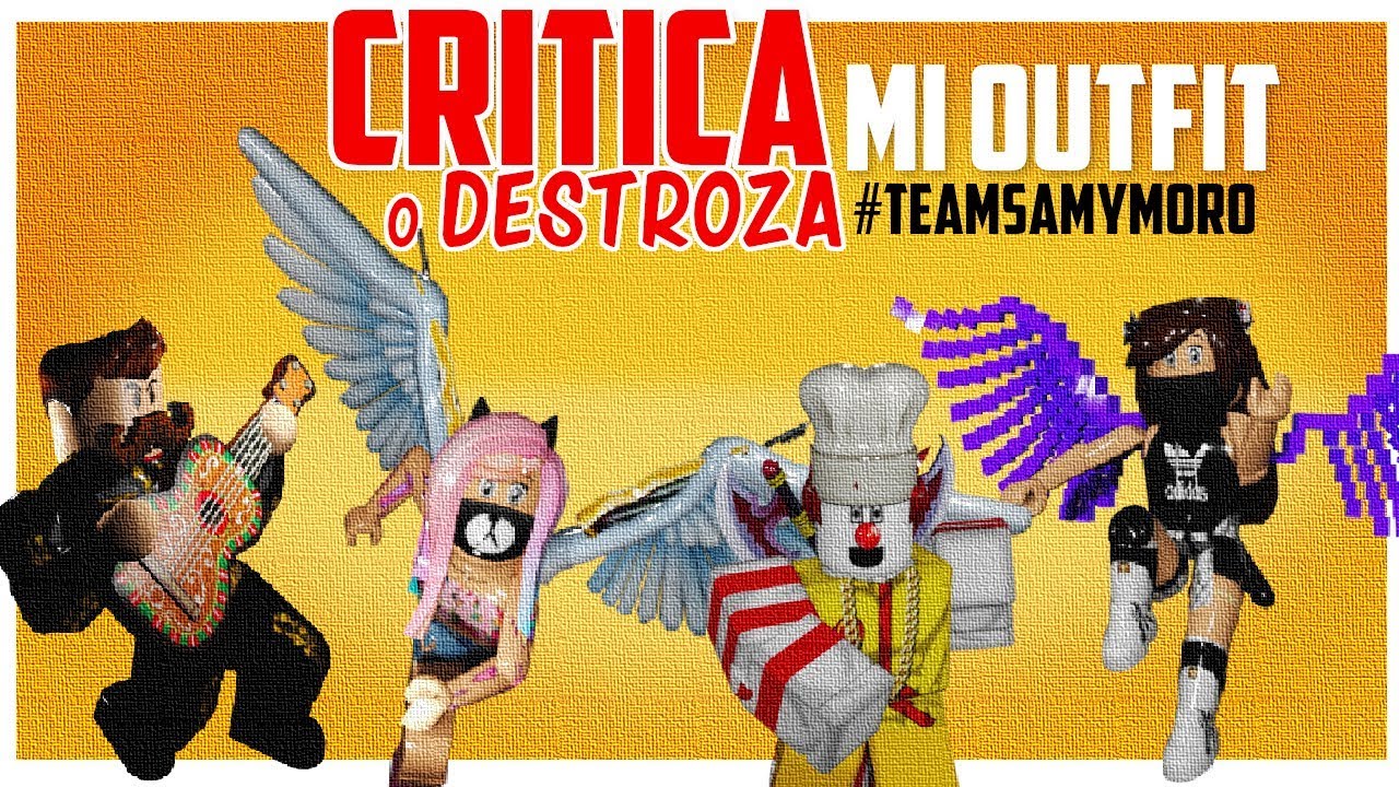 Criticando Outfits De Youtubers De Roblox Androidfast Geko97 Srtaluly Cerso Bylegend Roblox En Esp Youtube - criticando outfits de youtubers de roblox xonnek rodny