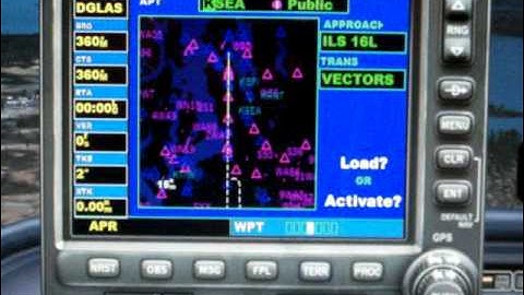 How to use the GPS on FSX.