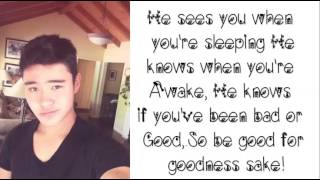 Video thumbnail of "im5 - Santa Claus is Coming to Town Cover Lyrics"