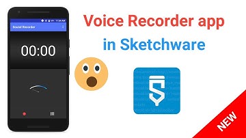Record voice in #Sketchware