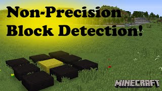 A Different Approach to Detecting Blocks - Minecraft Tutorial