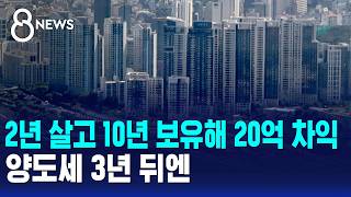 2 Billion Won Profit from Living for 2 Years and Holding for 10 Years... Capital Gains Tax in 3 Y...