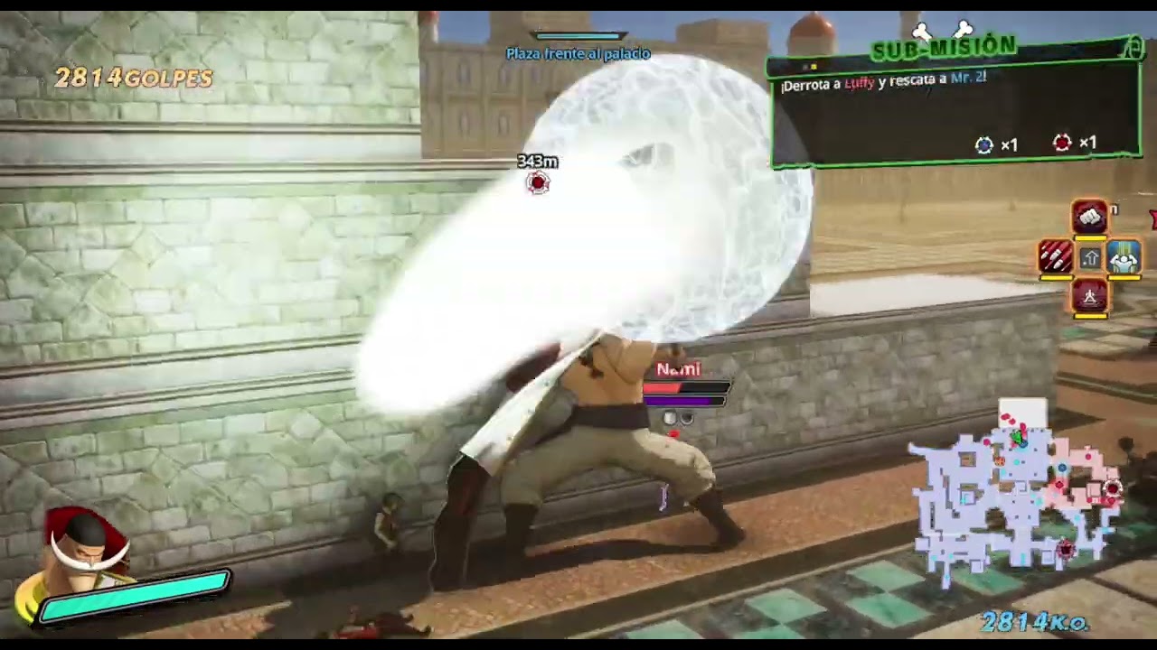 barbablanca contra zoro y sanji en el registro del tesoro