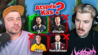 KURIS TEISUS? 🤔 ft. @svarbeuse.dariti | CS2 Guess Who Challenge