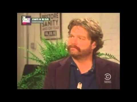 Between Two Ferns with Zach Galifianakis Jon Stewart-fatty over nutty, Funny and hilarious