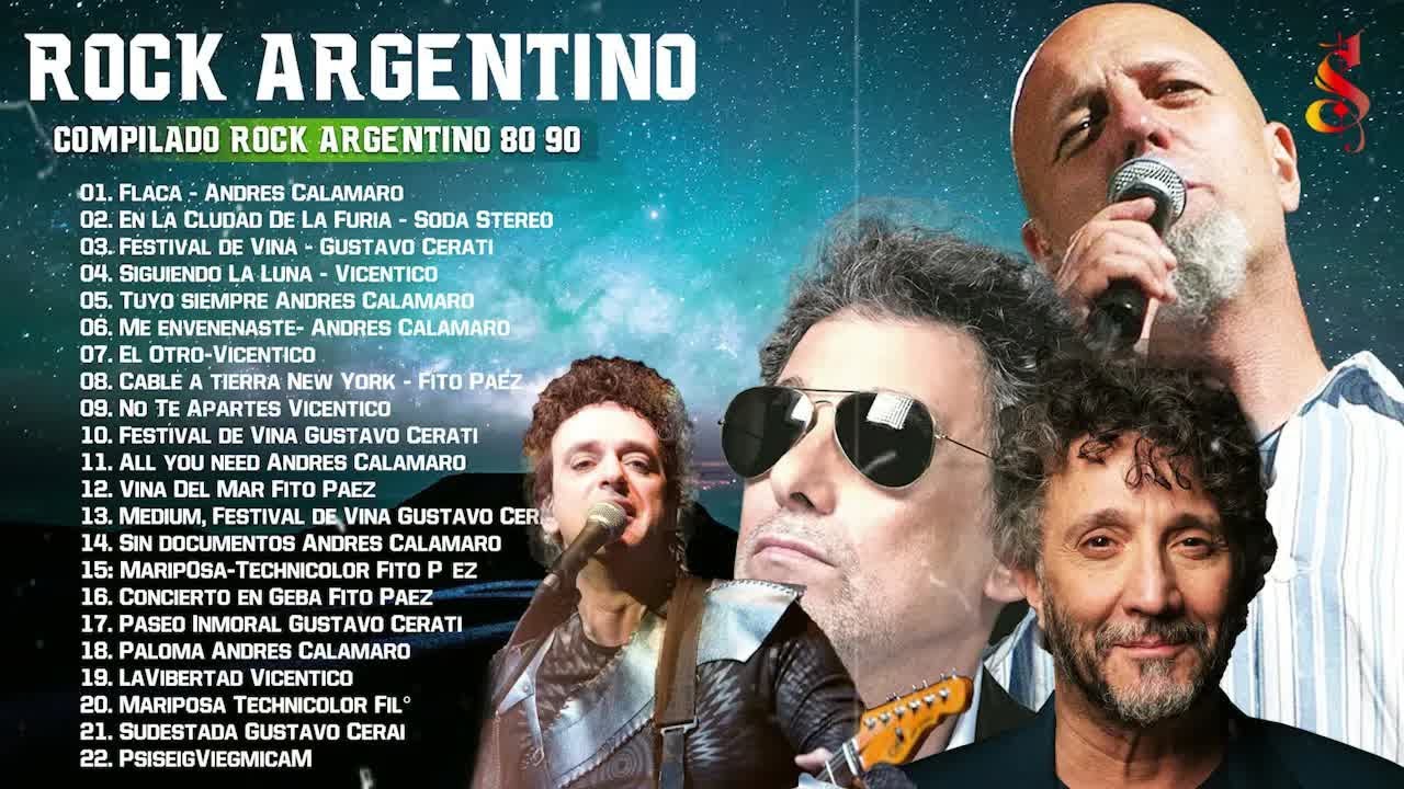 Rock Argentino Exitos 2023 ｜ Soda Stereo, Andrés Calamaro, Gustavo ...