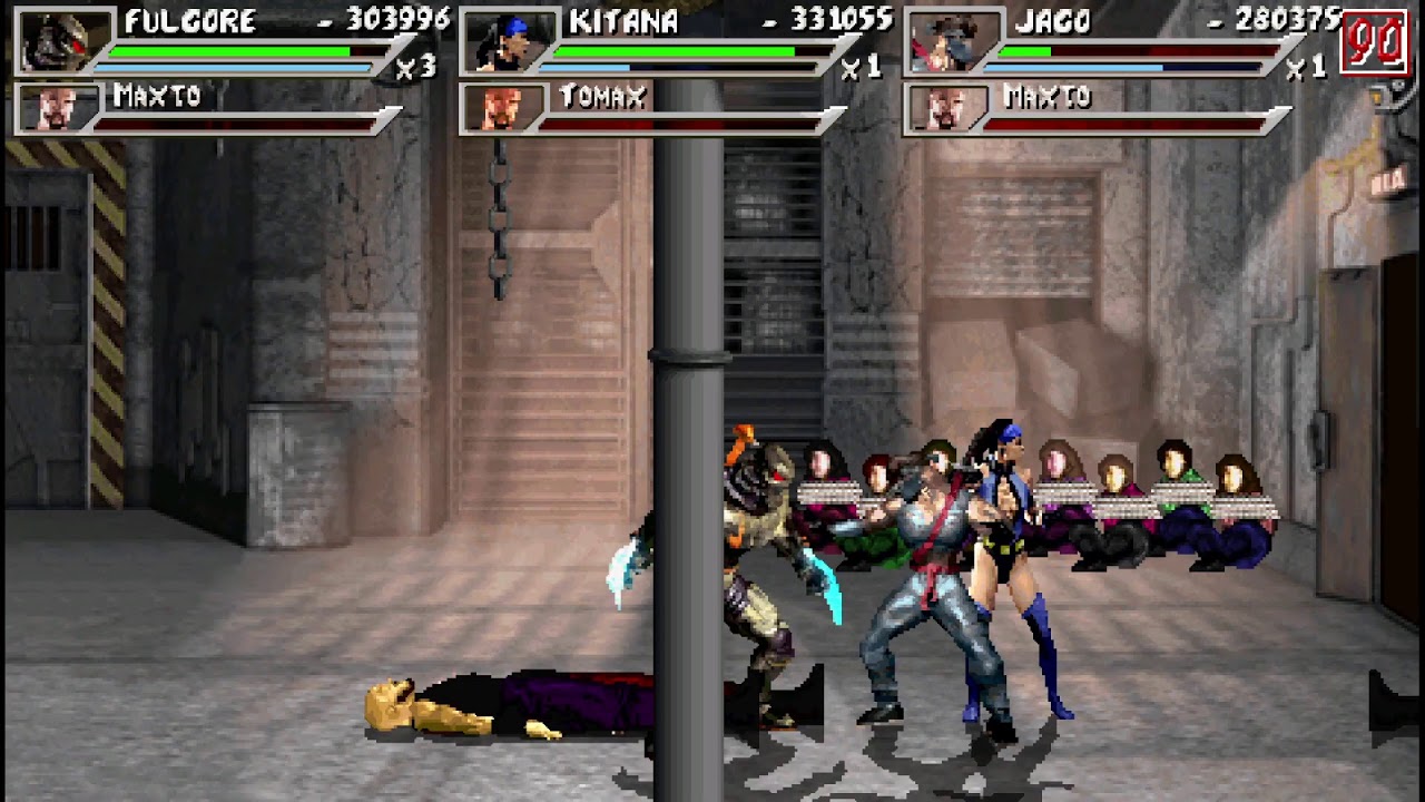 WWE HCTP Attitude Mod + Mortal Kombat - The Chosen One COOP втроем