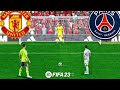 Ronaldo vs Mbappe | Manchester United vs Psg | Penalty Shootout | FIFA 23 GAMEPLAY CR7 vs MP7 GOAT##
