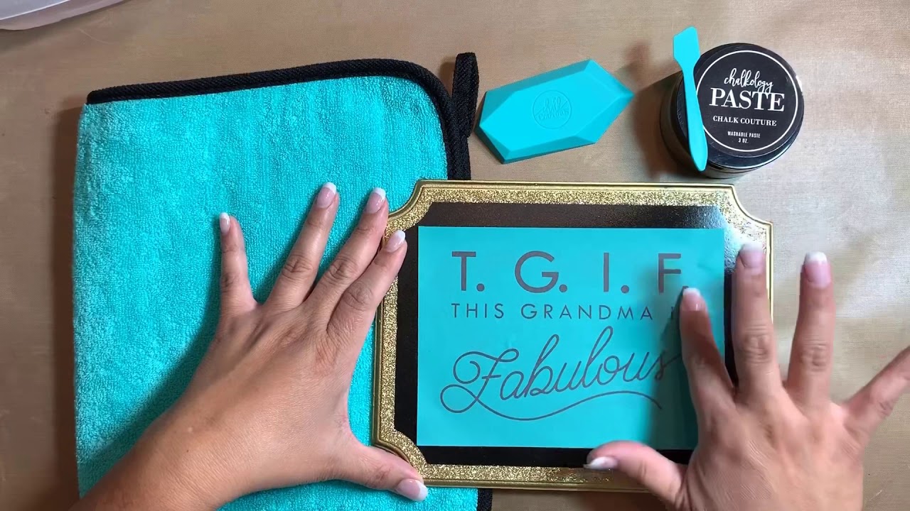 Great Craft Fair Or Gift Idea Using Chalk Couture TGIF Transfer YouTube great-craft-fair-or-gift-idea-using-chalk-couture-tgif-transfer-youtube