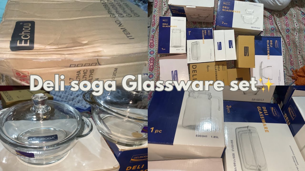 Deli Glassware Set ✨|Sale is live 🛍️| Best glassware crockery | Link is in description 👍🏻|In 10000Rs