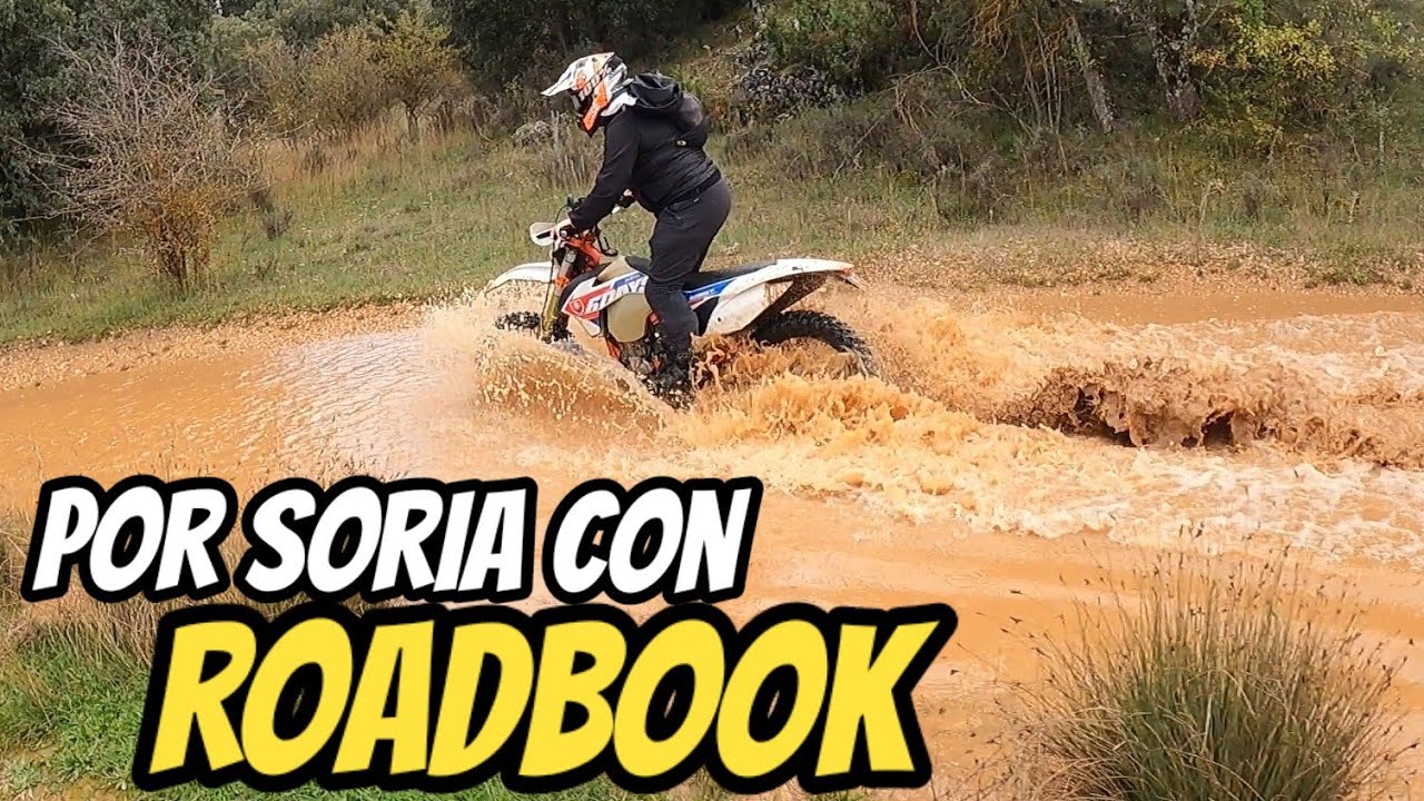 😵TREMENDA EMBARRADA siguiendo ROADBOOK lleno de TRAMPAS por SORIA en MOTO TRAIL OFFROAD