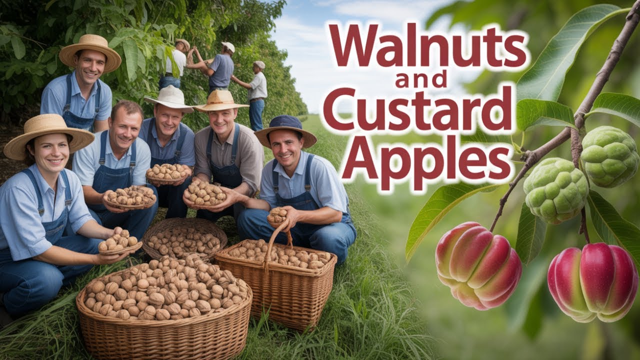 ГРЕЦКИЙ ОРЕХ против ЗАВАРНОГО ЯБЛОКА | Посадка, сбор урожая и преимущества: объяснение