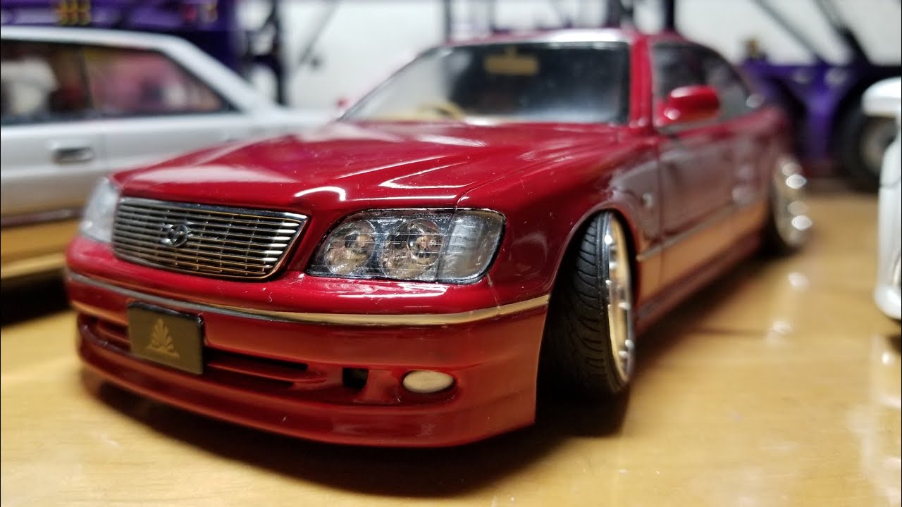 アオシマ 1/24 20後期 セルシオ オートクチュール プラモデル 完成品